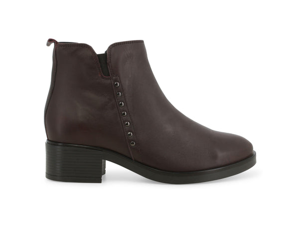 Melluso Donna Tronchetti Invernali Comfort in Pelle Marrone K91851W-238797